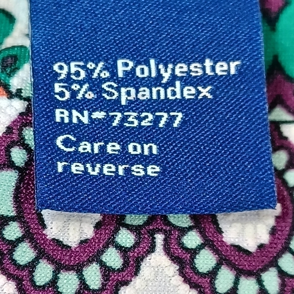 Apt 9 womens sleeveless stretch knit paisley print size large popover dress b11 - Picture 4 of 9